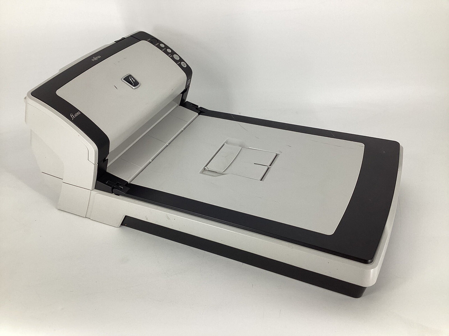 Fujitsu FI-6230Z Full Color Scanner with Scanning Bed - good No AC & Tray