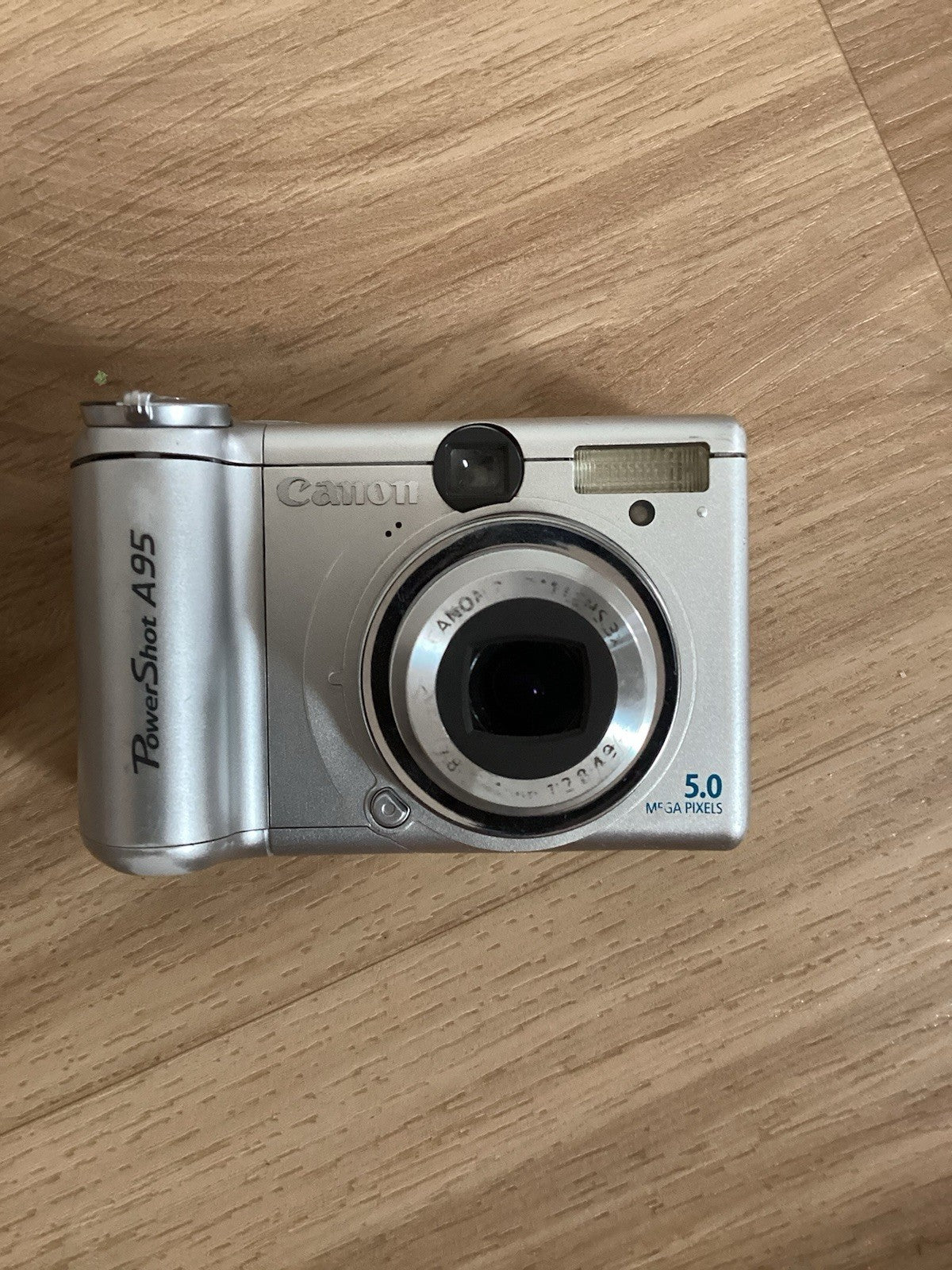 Canon PowerShot A95 5.0MP Digital Compact Camera Silver Tested Works
