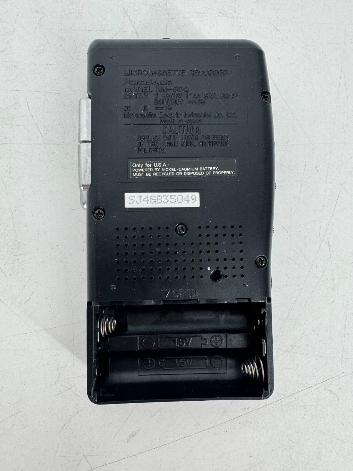 Panasonic VAS Micro Cassette Recorder & Cassette Model RN-502 Vintage (Preowned)