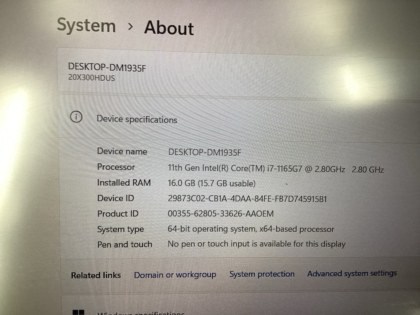 Lenovo ThinkPad L15 Gen2 15.6" (i7-1165G7 2.8GHz 16GB RAM 512GB SSD) No AC Good!