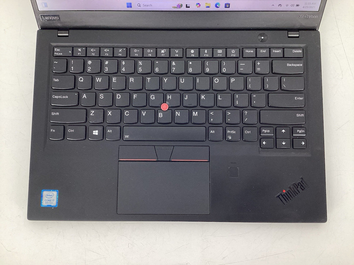 Lenovo ThinkPad X1 Carbon 6th Gen (i7-8550U @1.8GHz 8GB 256GB SSD) Win11Pro w/AC