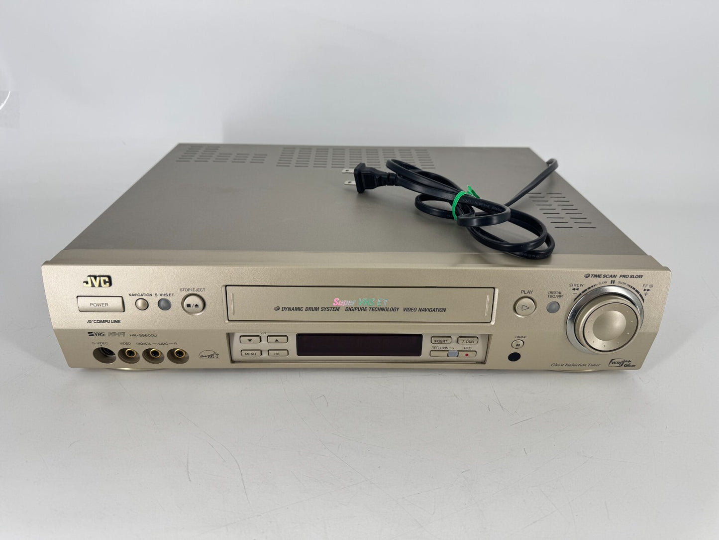JVC HR-S9800U Super S-VHS SVHS Super VHS TBC VCR Hi-Fi Dynamic Drum System WORKS