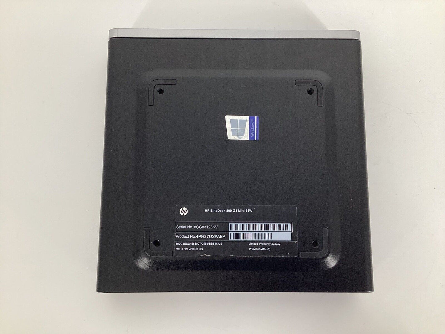5 LOT HP Elitedesk 800 G3 Mini PC (i5-6500T, 8GB RAM, No SSD, No OS) No AC