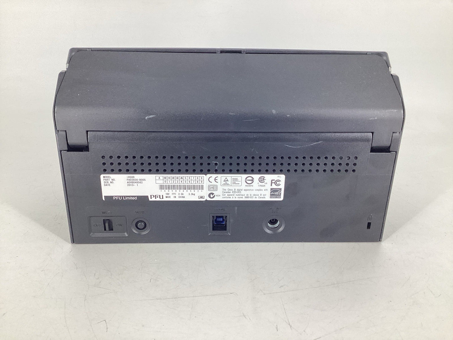 Fujitsu ScanSnap iX500 Desktop Document Scanner No AC Adapter