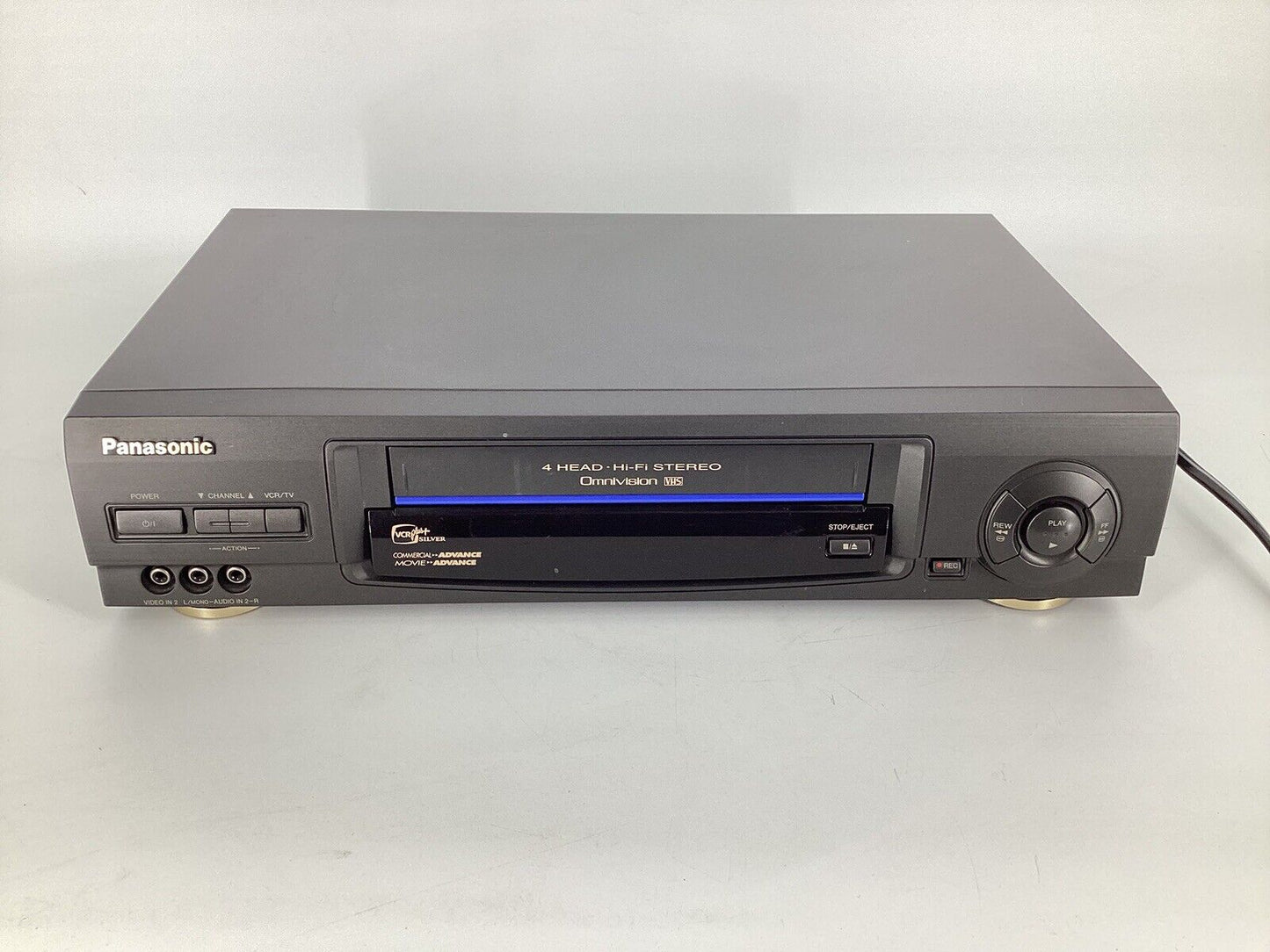 PANASONIC PV-V4620 Blue Line VCR VHS Combo Player Recorder - Tested - No Remote
