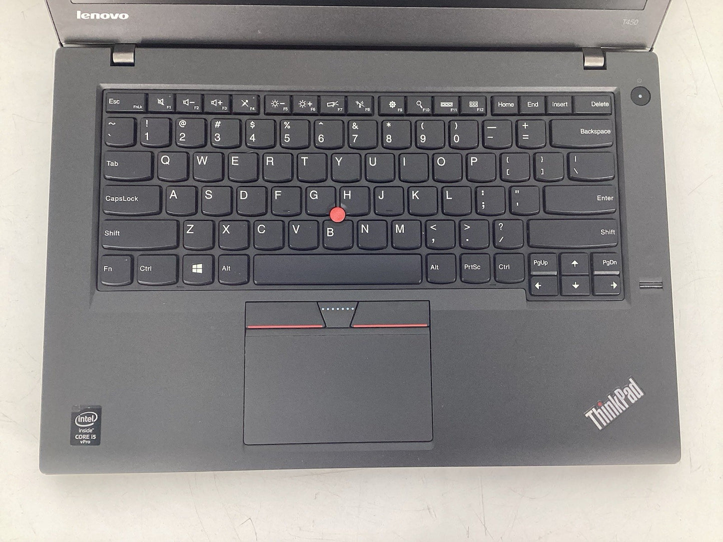 Lenovo ThinkPad T450 14" (i5-5300U @2.3GHz, 4GB RAM, No SSD, No OS) No AC