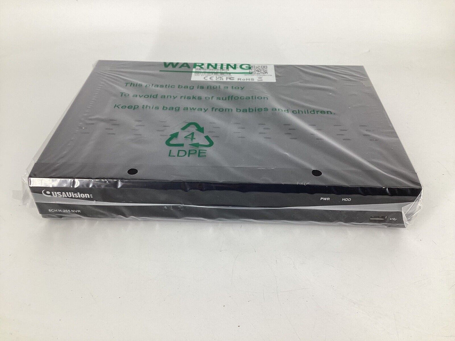 NEW USA Vision SNVRL810 8ch PoE+ 4K SNVR, NRL810P DVR