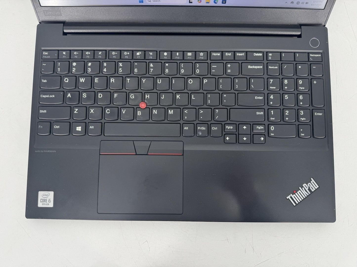 Lenovo ThinkPad E15 15" (i5-10210U @1.6GHz 16GB 256GB SSD) Win11Pro w/AC - Great