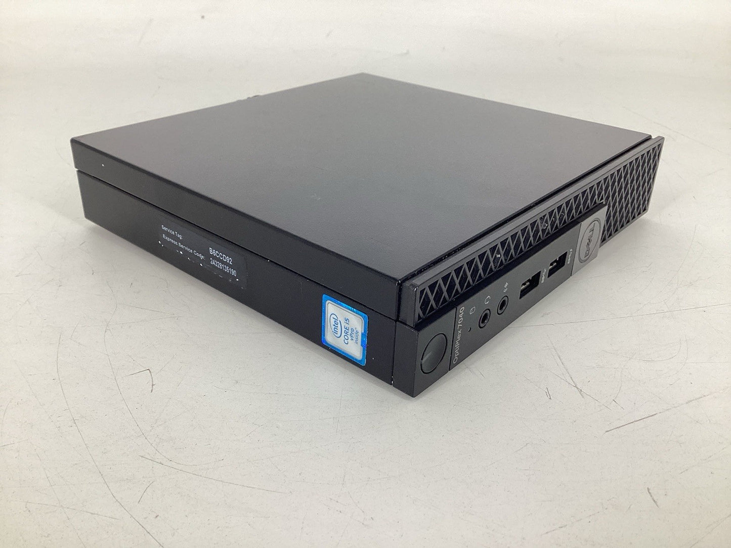 Dell OptiPlex 7040 MFF (i5-6500T @2.5GHz, 8GB, 256GB SSD) Win10Pro No AC