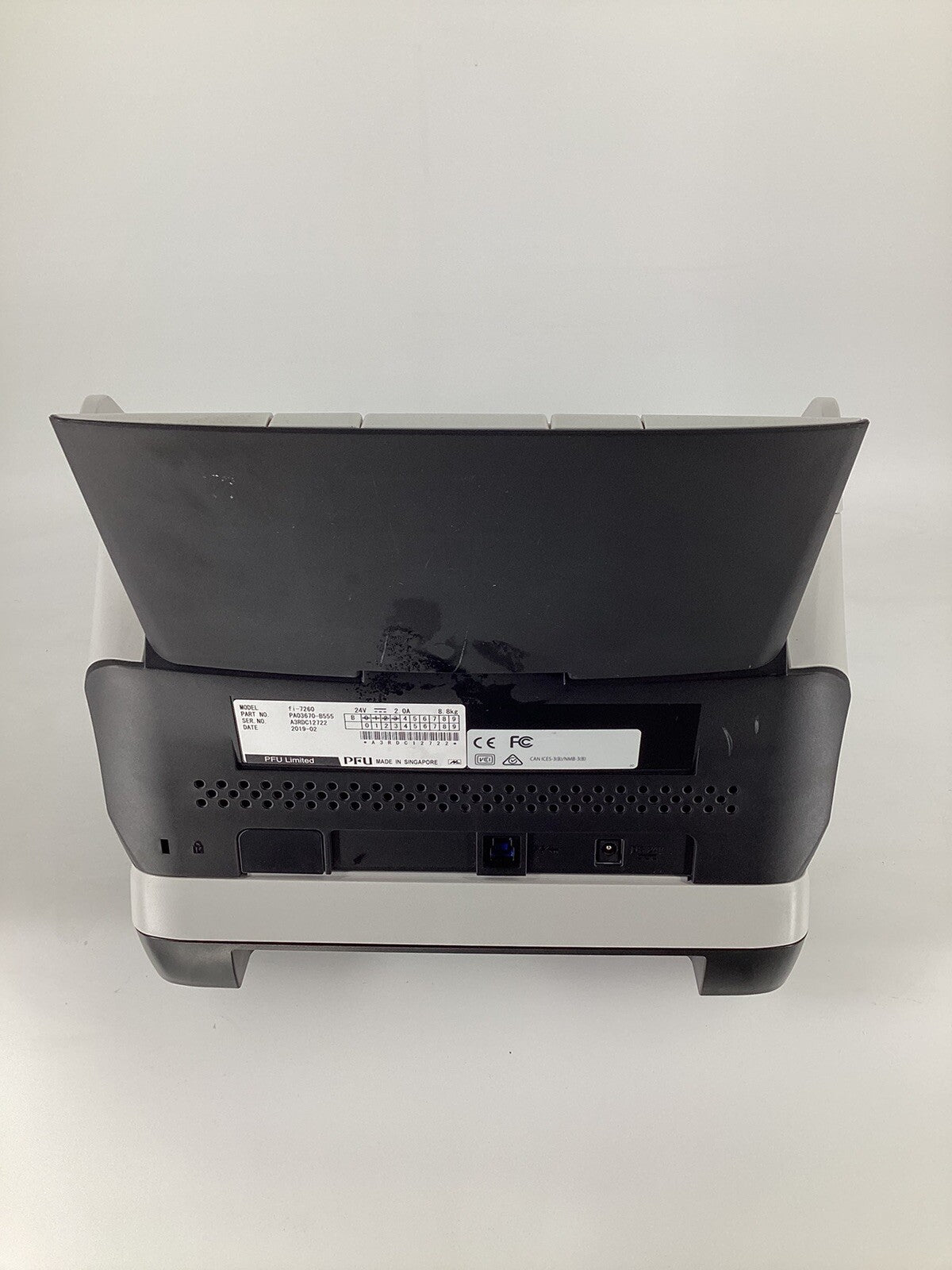 Fujitsu PA03670-B555 fi-7260 Color Duplex Document Flatbed Scanner