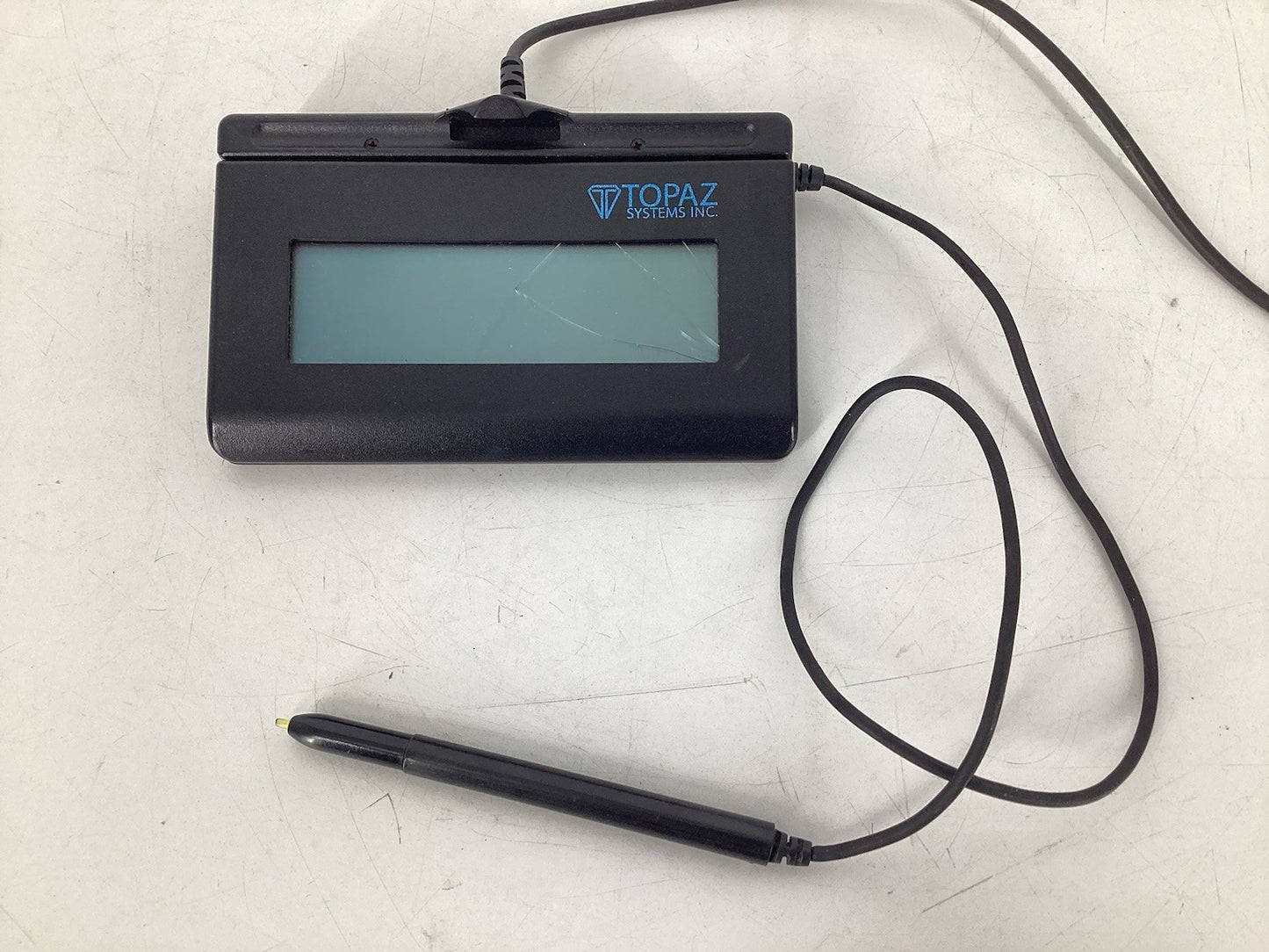 LOT OF 5 Topaz T-LBK462-HSB-R SignatureGem 1x5 LCD Backlit Signature Pad *Read