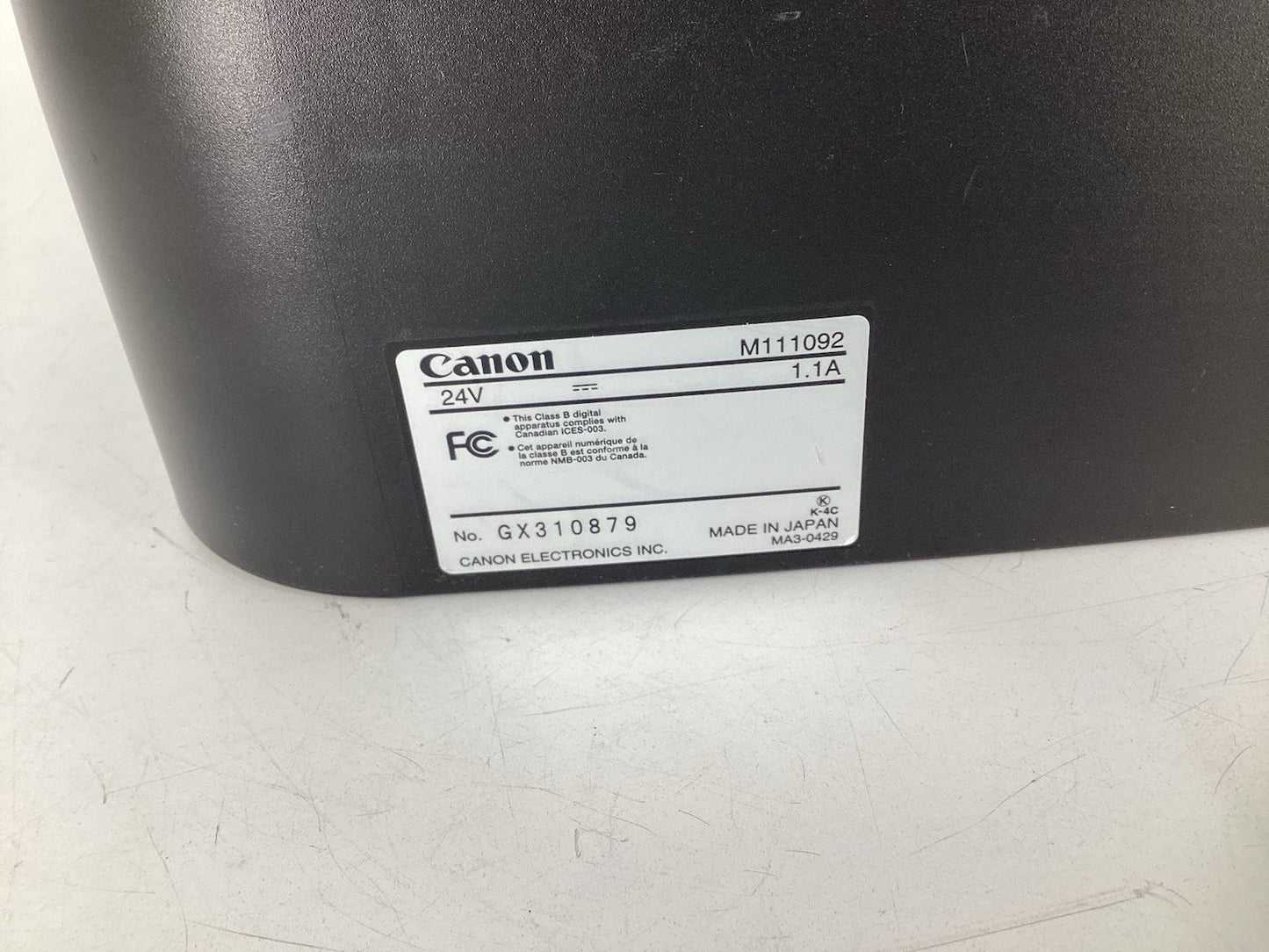 Canon ImageFormula DR-M160II Document Scanner - NO Power Cable