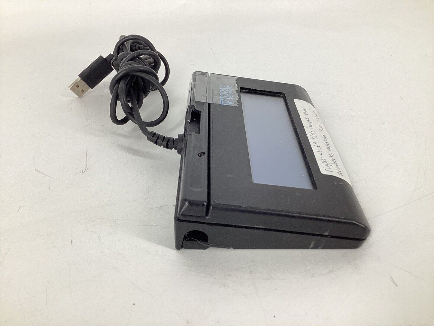 3 LOT Topaz T-LBK462-HSB-R SignatureGem 1x5 LCD Electronic Signature Pad *Read