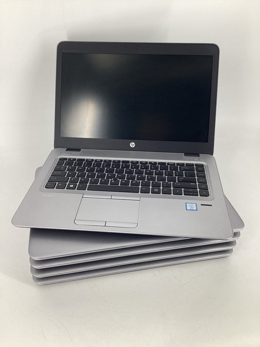LOT OF 5 HP EliteBook 840 G4 14” (i7-7600U @2.8GHz, 8GB No SSD, No OS)  No AC