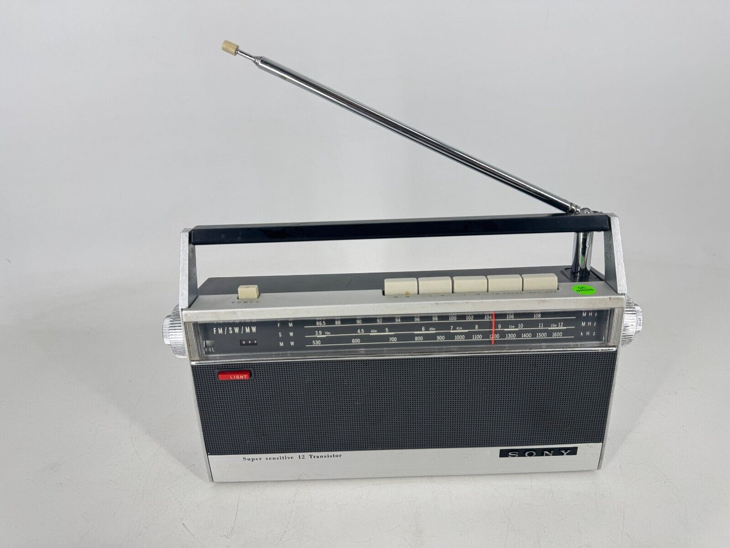 VINTAGE Sony Radio TFM-117WA *Tested Works!