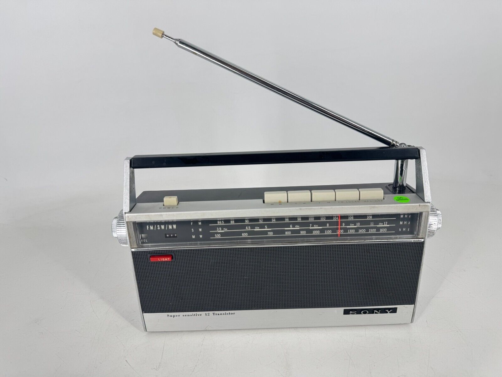 VINTAGE Sony Radio TFM-117WA *Tested Works!