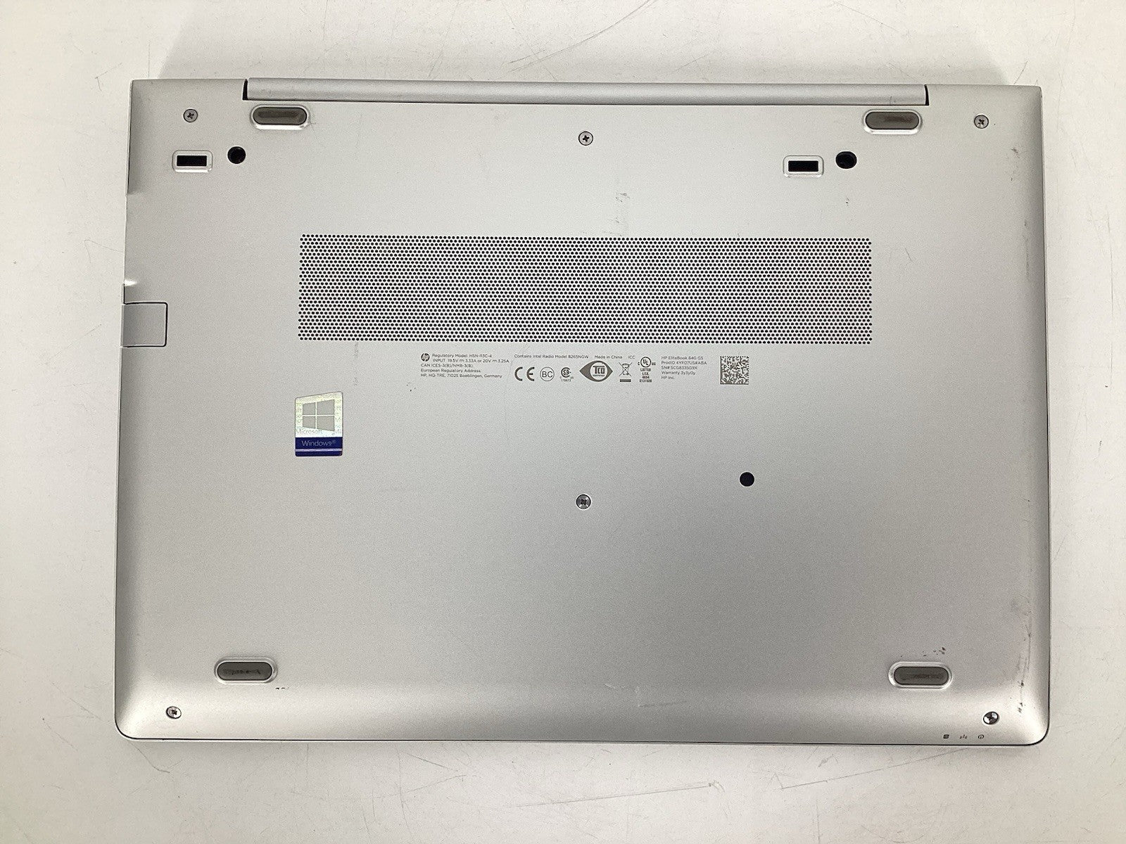 LOT OF 5 HP EliteBook 840 G5 14” (i7-8650U @1.9GHz, 8GB RAM No SSD, No OS) No AC