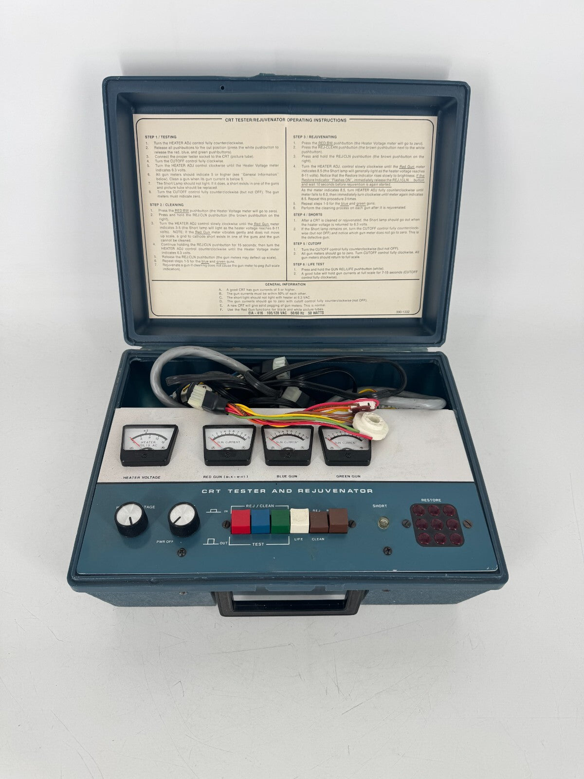 Heathkit Heath Schlumberger  CRT Tester and Rejuvenator Model ST-5230 *Untested