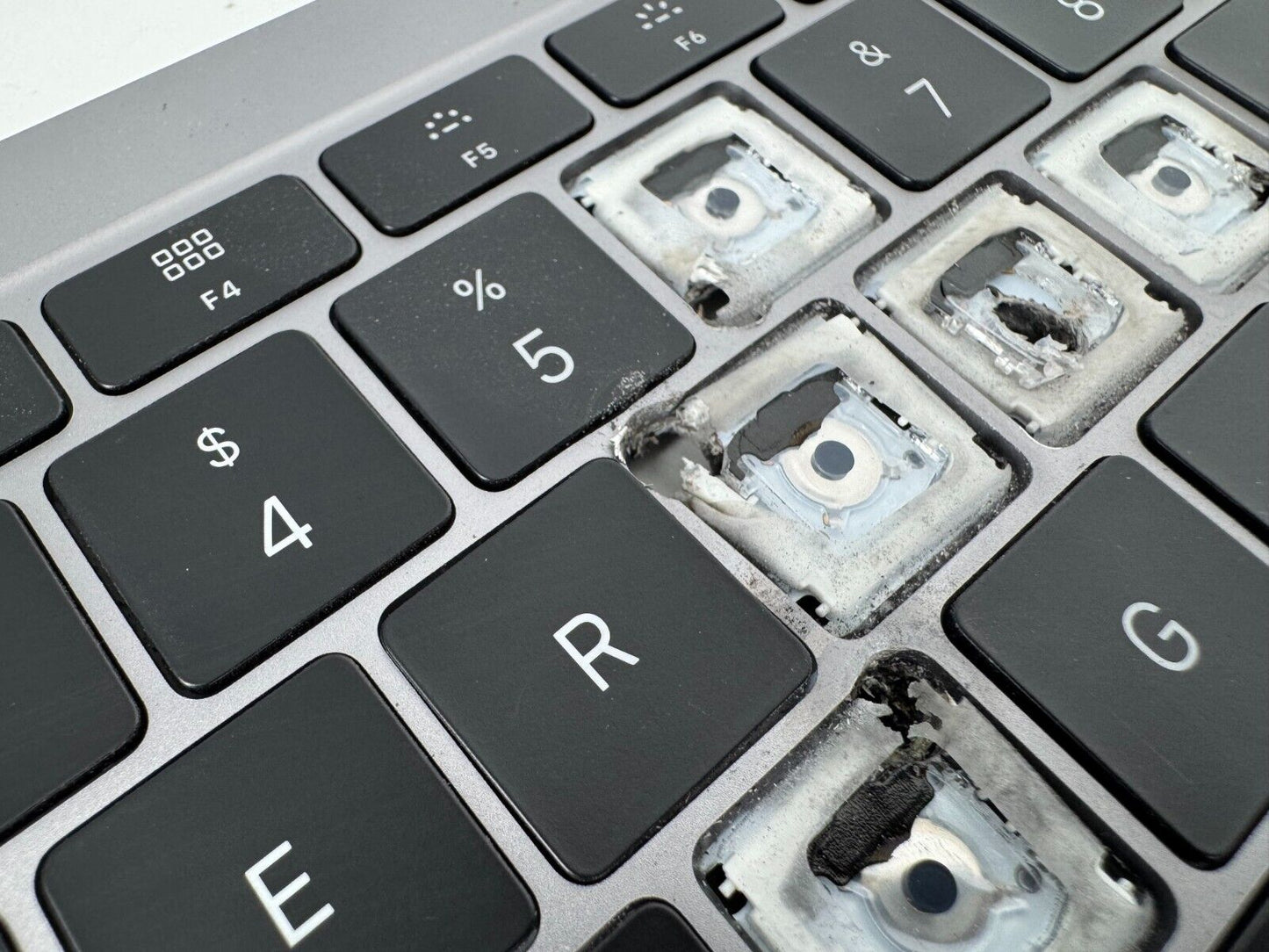 LOT OF 40 Apple Macbook Air 13" A1932 2018-2019 Keyboard Assembly, Gray *Read