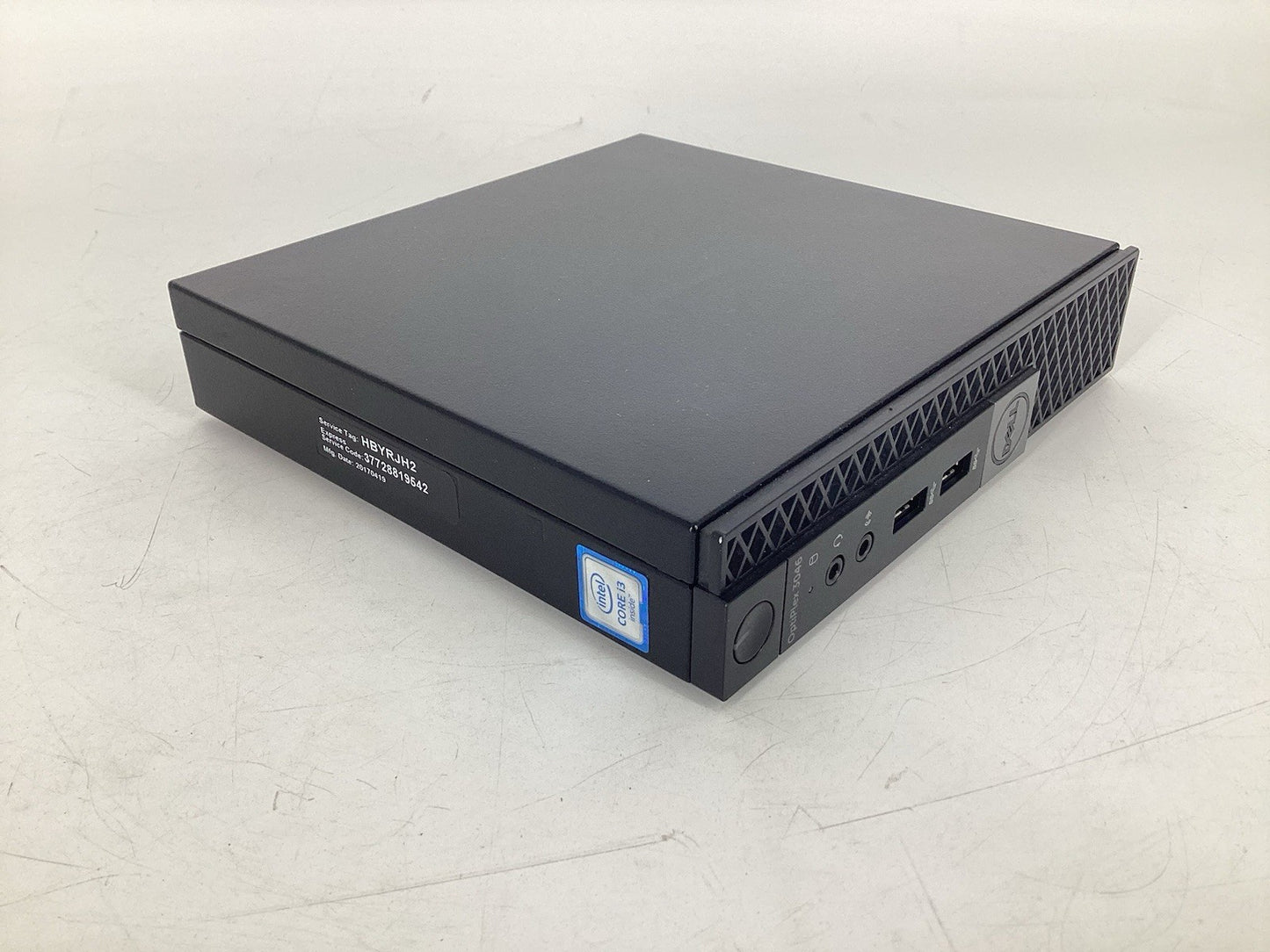 Dell Optiplex 3046 Micro (i3-6100T @3.2GHz, 8GB RAM, No SSD, No OS) No AC