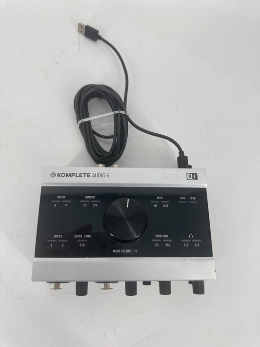 Native Instruments Komplete Audio 6 USB Audio Interface Used Tested