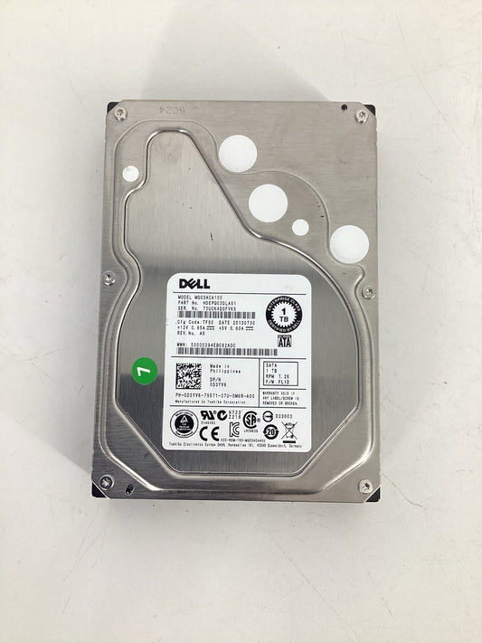 Dell MG03ACA100 Certrified Enterprise Class 1TB 7.2k RPM SATA Hard Drive
