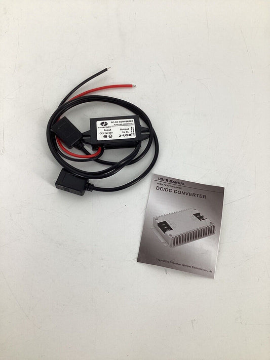 Mini Step Down Voltage Regulator Converter USB Charger Waterproof 12-24V 5V 15W