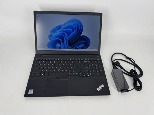 Lenovo ThinkPad E15 15" (i5-10210U @1.6GHz 16GB 256GB SSD) Win11Pro w/AC - Great