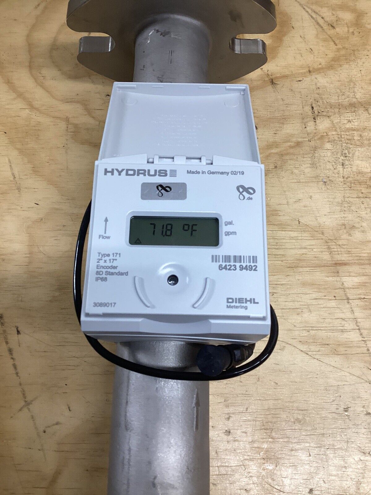 Diehl hydrus Type 171 | 2" x 17" water Meter Brand New Never Used