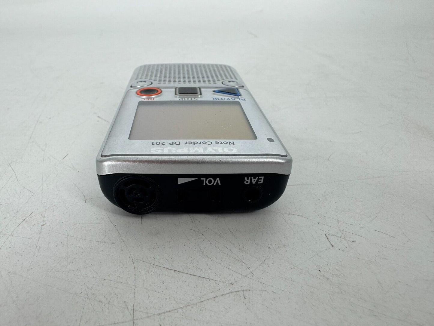 Olympus Note Corder DP-201 Digital Voice & Record Playback Tested Working