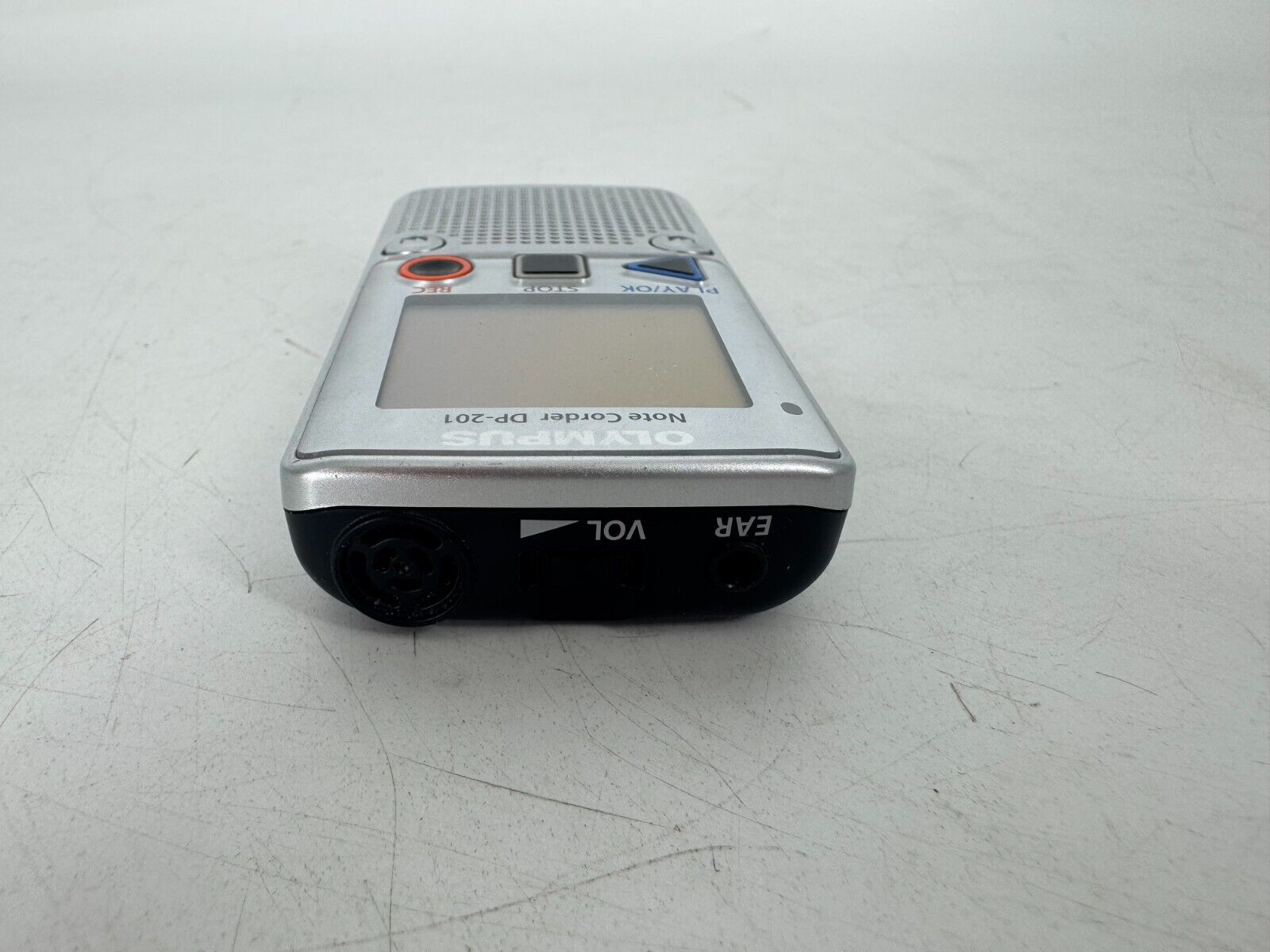 Olympus Note Corder DP-201 Digital Voice & Record Playback Tested Working