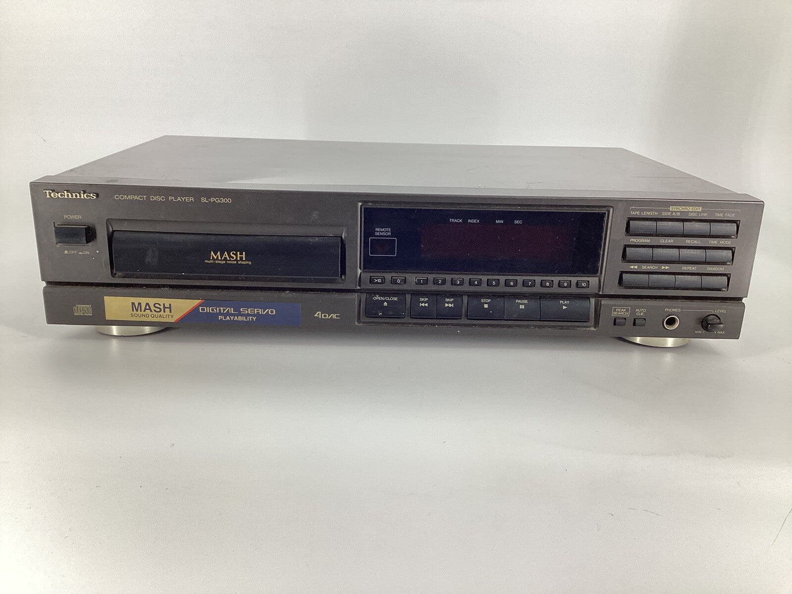Technics SL-PG100 Single Disc Tray Compact Disc CD Player No Remote TESTED