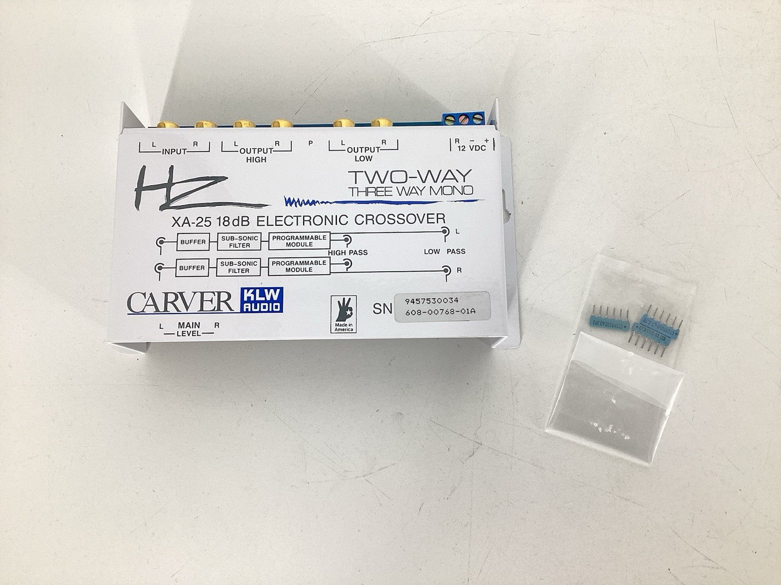 Brand New NOS Carver XA-25 Programmable Electronic Crossover 2-Way 3-Way Mono