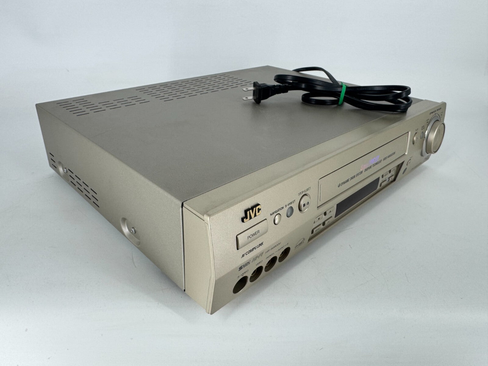 JVC HR-S9800U Super S-VHS SVHS Super VHS TBC VCR Hi-Fi Dynamic Drum System WORKS