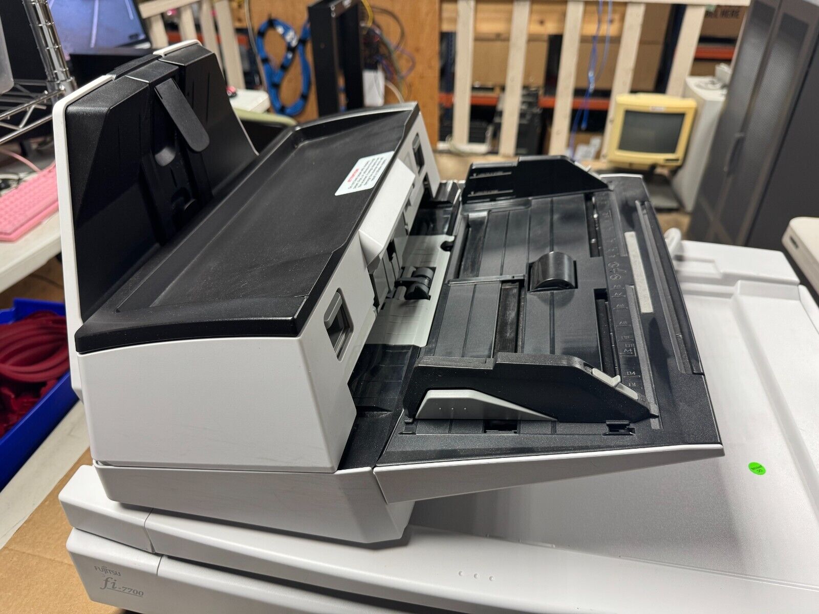 ✅TESTED FULL  ACCESSORY Fujitsu fi-7700 (PA03740-B005) Duplex Production scanner