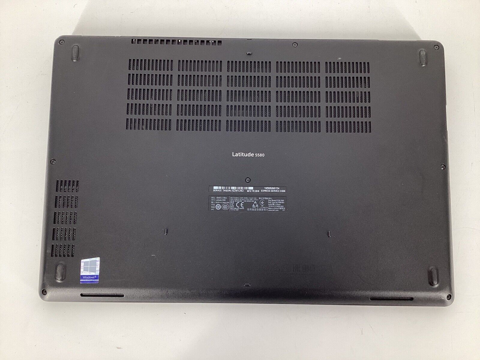 Dell Latitude 5580 15.6" (i5-6440HQ @2.6GHz 8GB 256GB SSD) Win10Pro w/AC