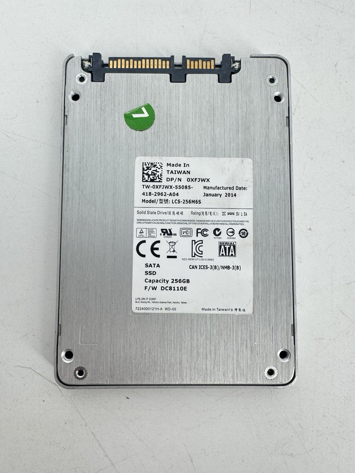 LiteOn M6S Series LCS-256M6S 256 GB 2.5 in SATA III Solid State Drive
