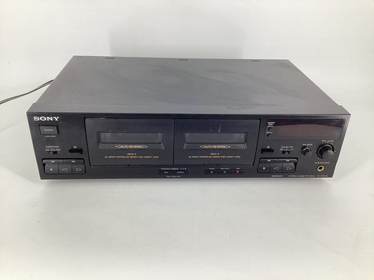 VINTAGE Sony TC-WR445  Dual Cassette Deck MADE IN JAPAN 