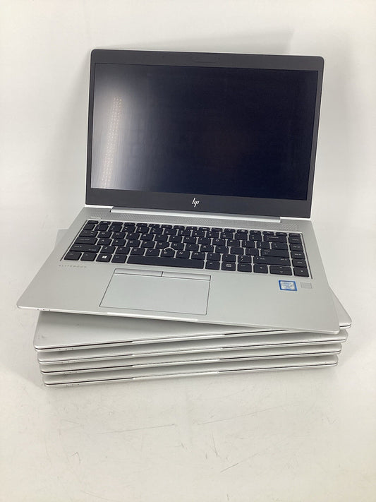 LOT OF 5 HP EliteBook 840 G5 14” (i7-8650U @1.9GHz, 8GB RAM No SSD, No OS) No AC