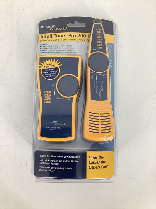Fluke Networks MT-8200-60-KIT IntelliTone Pro 200 Toner&Probe Kit Cable Tester