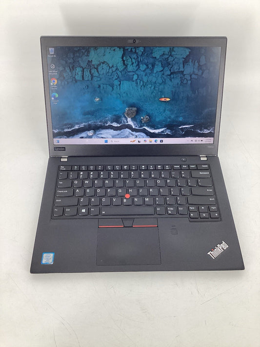 Lenovo ThinkPad T480s 14" (i7-8650U @1.9GHz, 8GB RAM, 256GB SSD) Win11Pro No AC
