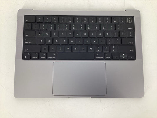 Genuine MacBook Pro 14" A2779 M1 & M2 Palmrest w/ Keyboard Battery Speakers Gray