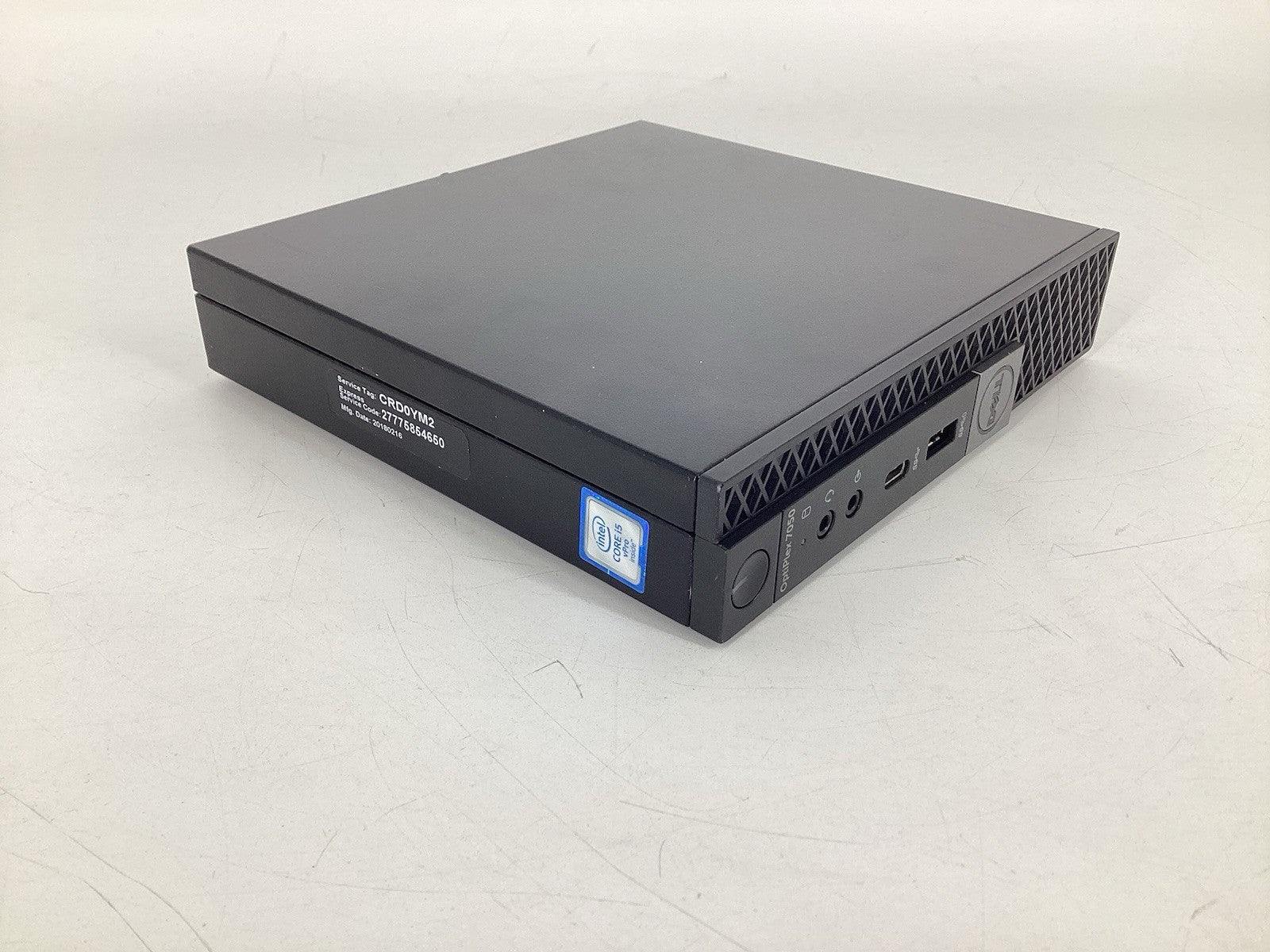 Dell OptiPlex 7050 MFF (i5-6500T @2.5GHz, 8GB, 256GB SSD) Win10Pro No AC