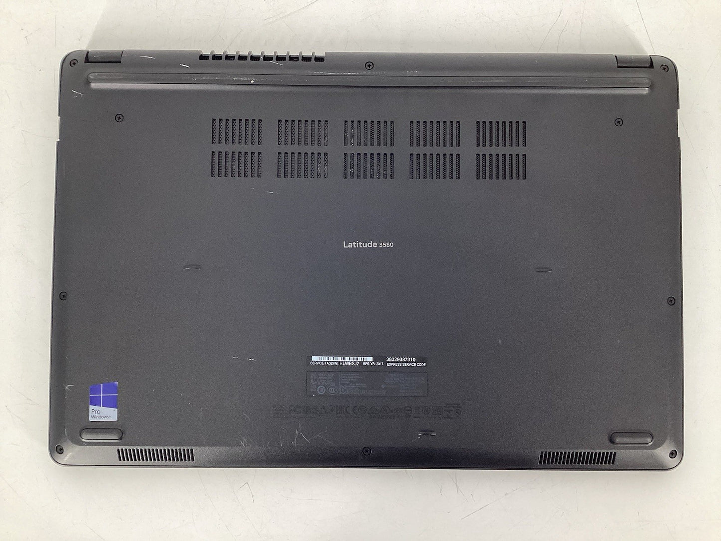 Dell Latitude 3580 15.6" (i3-7100U @2.40GHz, 4GB RAM, No SSD No OS) No AC