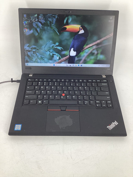 Lenovo ThinkPad T480 14" (i5-8250U @1.6GHz, 16GB RAM 256GB SSD) Win11Pro *Read