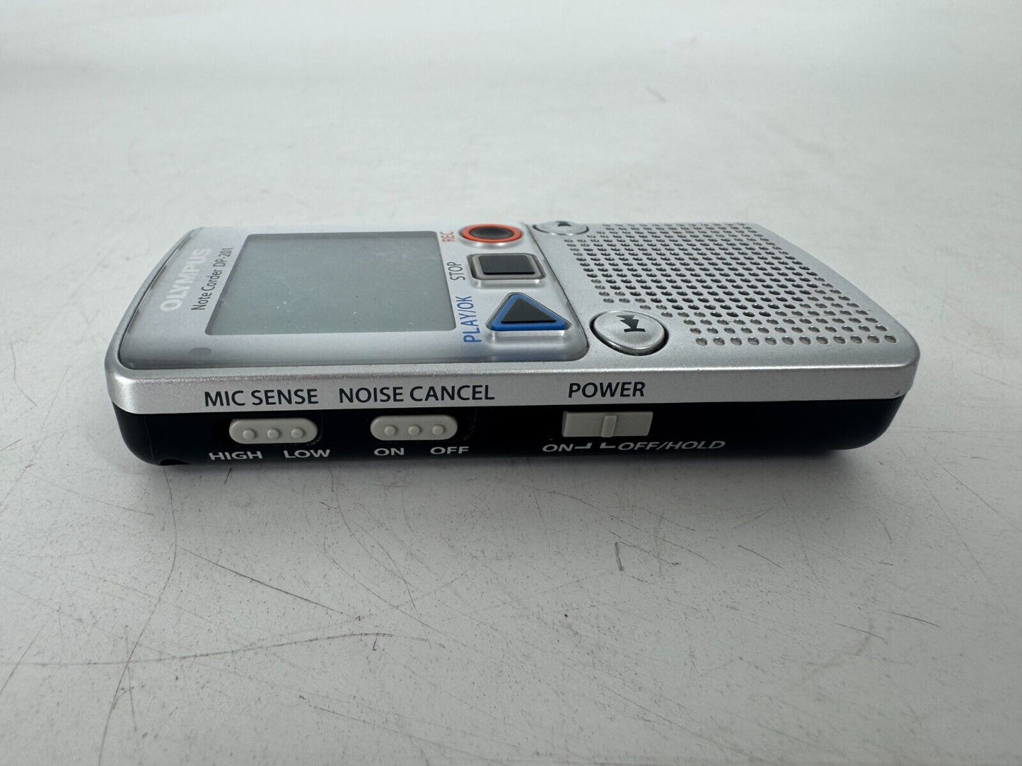 Olympus Note Corder DP-201 Digital Voice & Record Playback Tested Working