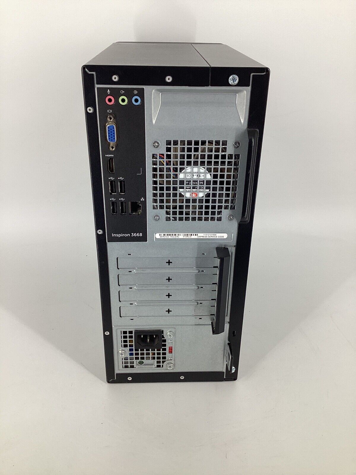Dell Inspiron 3668 Desktop (Core i5-7400 @3.00GHz, 12GB RAM No SSD No OS) w/AC