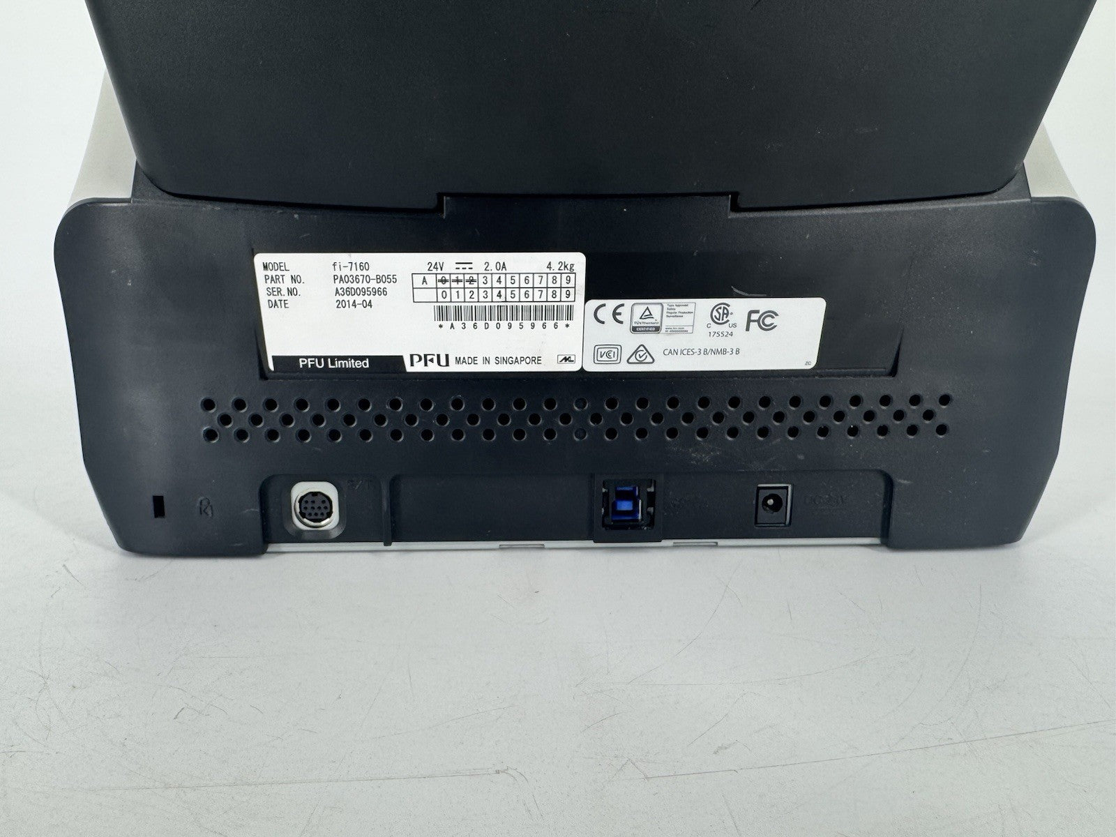 Pre Owned | Fujitsu fi-7160 Document Sheet-Fed Duplex Scanner - Great Condition