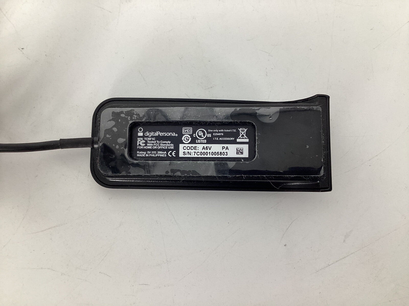 DigitalPersona EikonTouch Fingerprint Reader PN # TCRF1C A6V PA