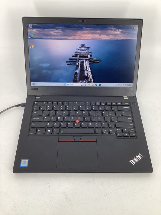 Lenovo ThinkPad T480 14" (i7-8550U @1.8GHz, 8GB RAM 1TB SSD) Win11Pro No AC